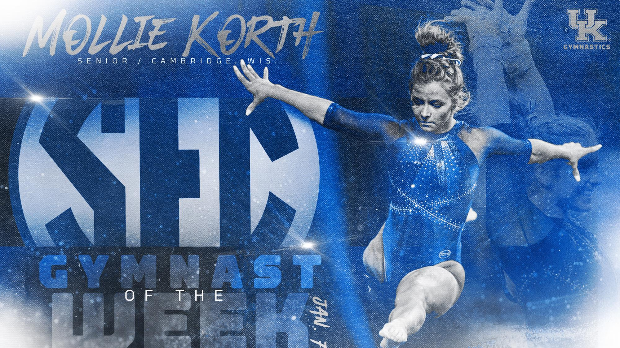 Mollie Korth Named SEC Gymnast of the Week
