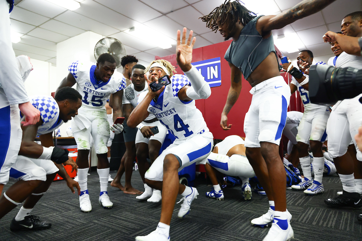 Carrington Valentine.

Kentucky beats South Carolina, 16-10.

Photo by Elliott Hess | UK Athletics