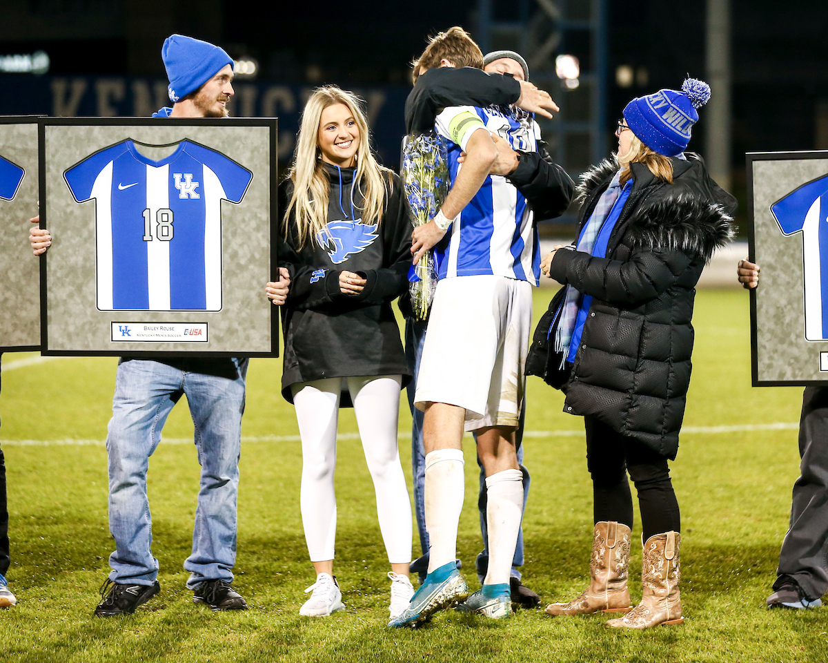 Bailey Rouse.

Kentucky MSOC Recognizes 14 Seniors.

Photo by Grace Bradley | UK Athletics