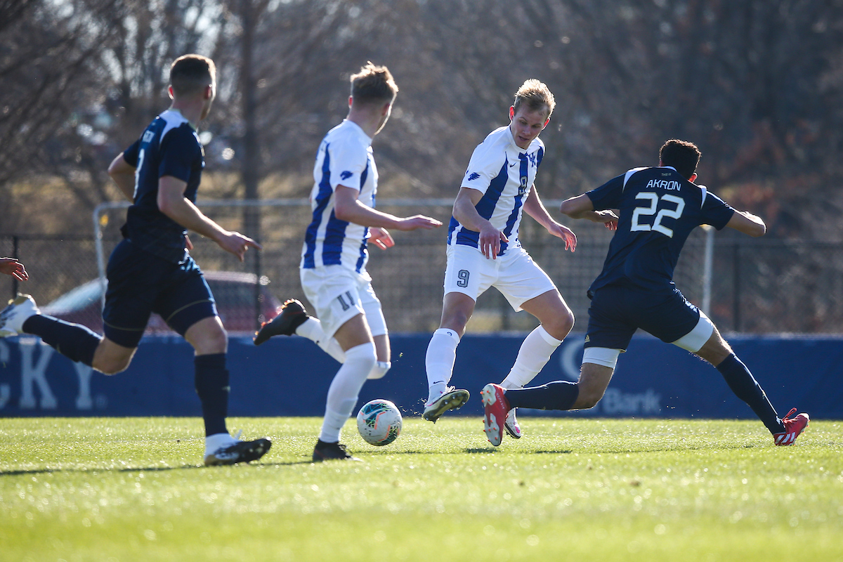Eythor Bjorgolfsson.

Kentucky ties Akron 1-1.

Photo by Grace Bradley | UK Athletics