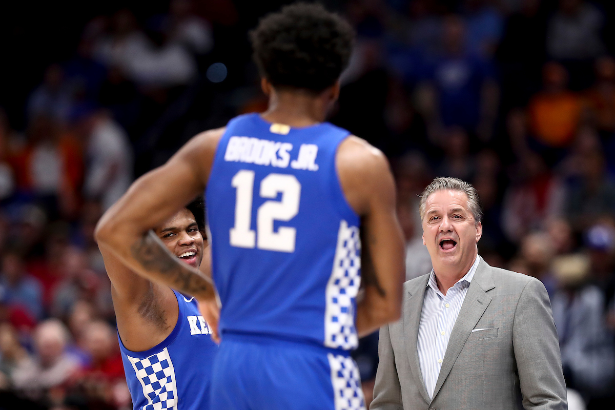 Sahvir Wheeler. John Calipari. Keion Brooks Jr.

Kentucky loses to Tennessee 69-62.

Photos by Chet White | UK Athletics