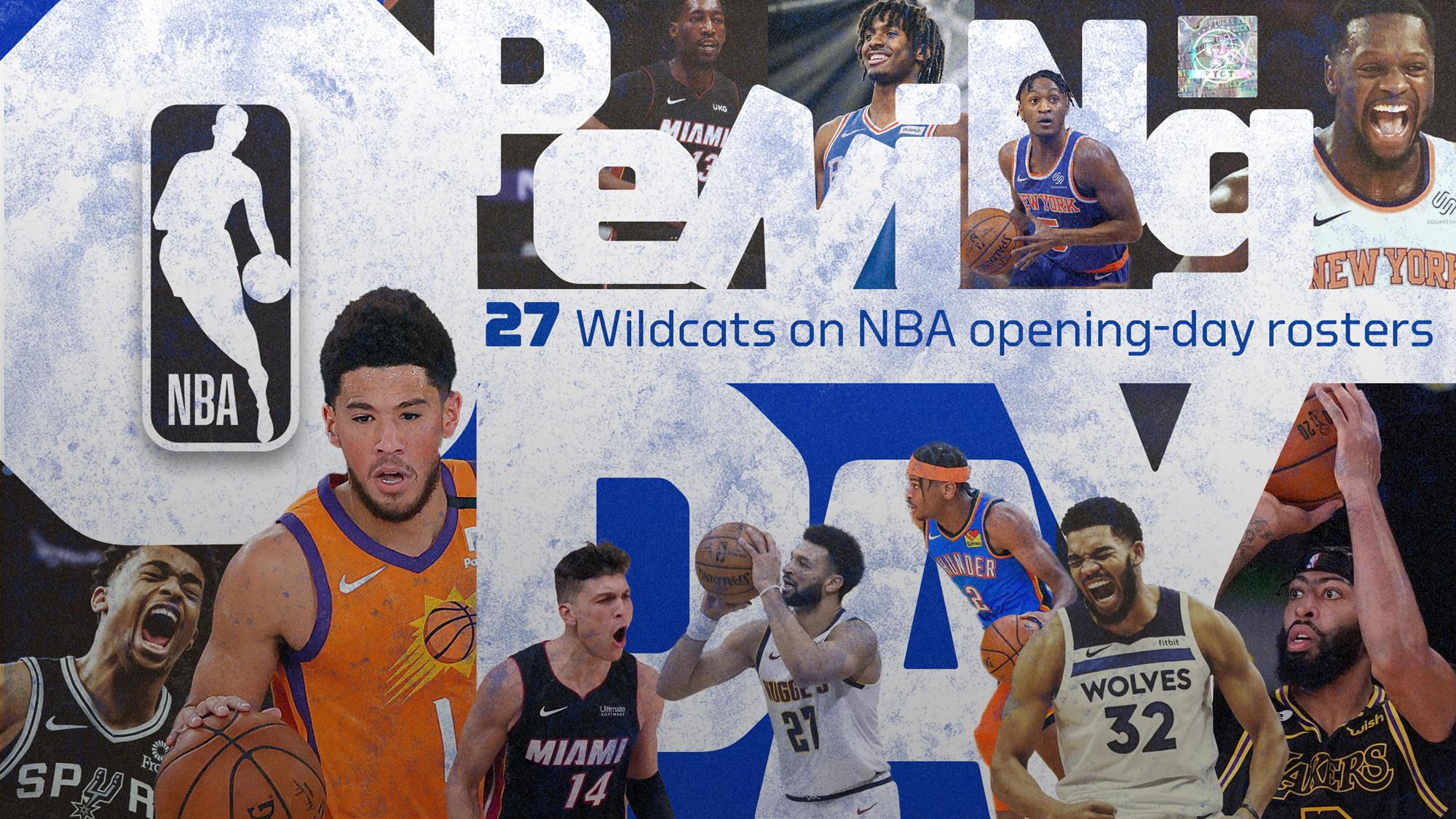 UK MBB Leads Nation with 27 Players on NBA Opening-Day Rosters