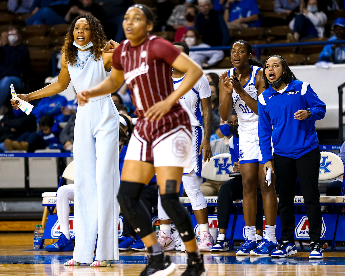 Bench.

Kentucky loses to South Carolina 59-50..

Photo by Eddie Justice | UK Athletics