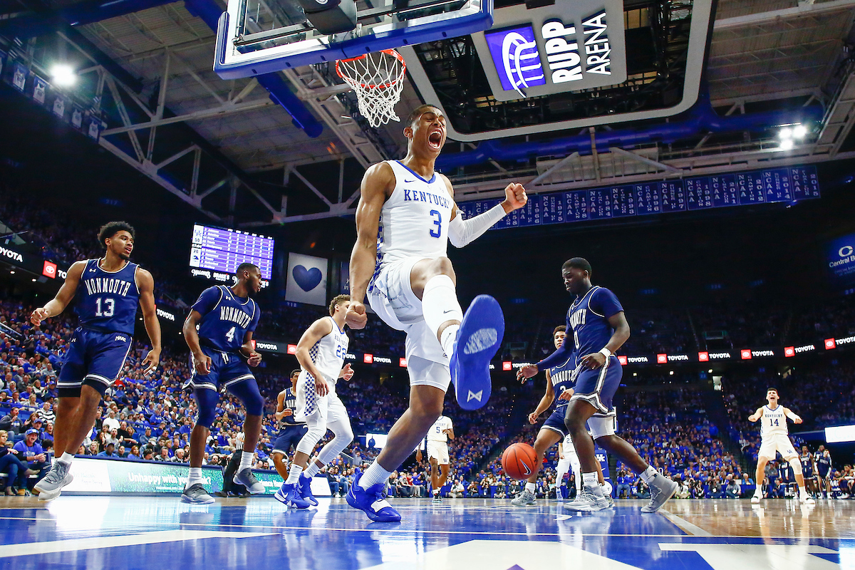Keldon Johnson.

Kentucky beats Monmouth at Rupp Arena 90-44.

Photo by Chet White | UK Athletics
