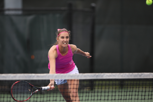 Diana Tkachenko.

University of Kentucky women's tennis vs. Ole Miss.

Photo by Quinn Foster | UK Athletics