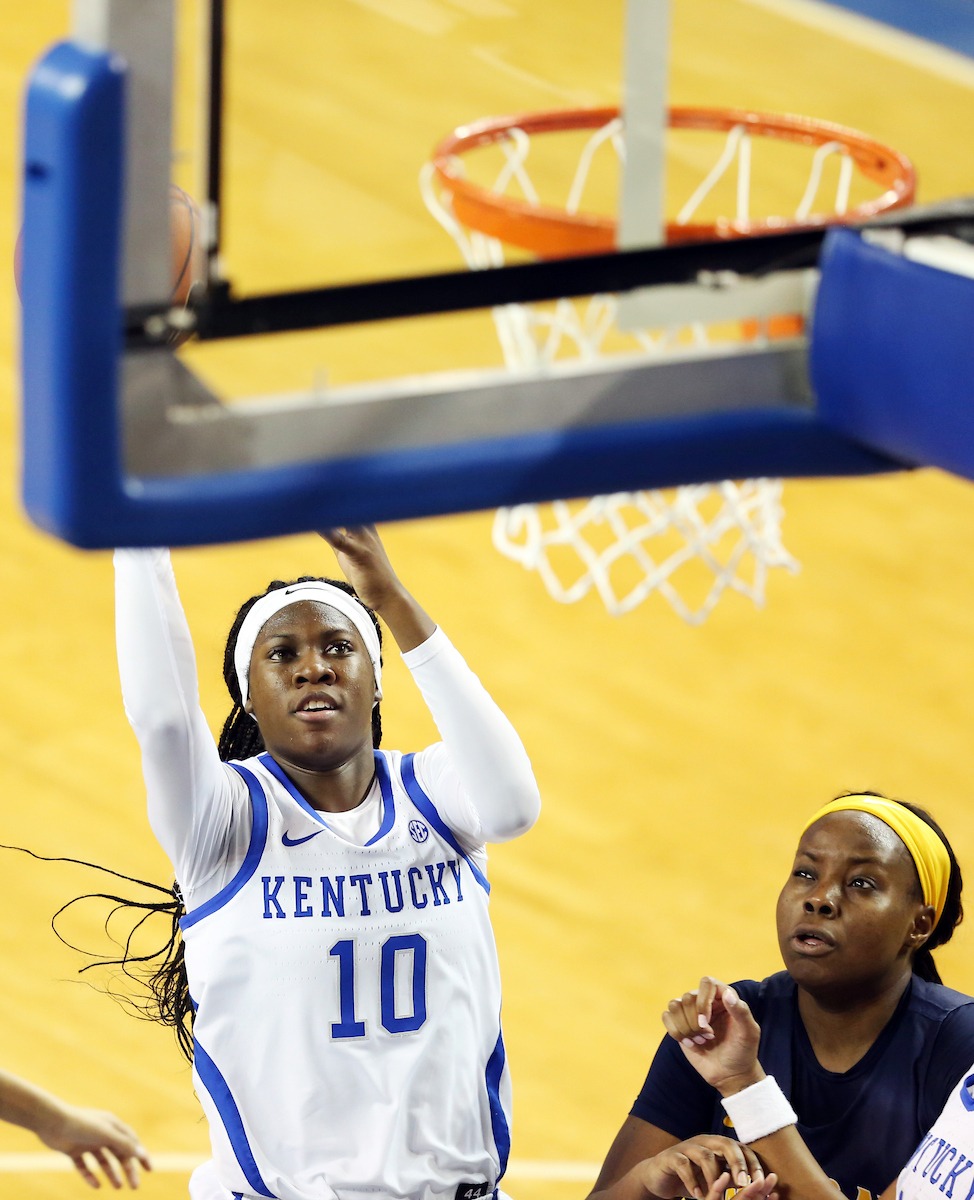 Rhyne Howard
The women's basketball team beat Murray State 88-49 on Friday, December 21, 2018. 

Photo by Britney Howard  | UK Athletics