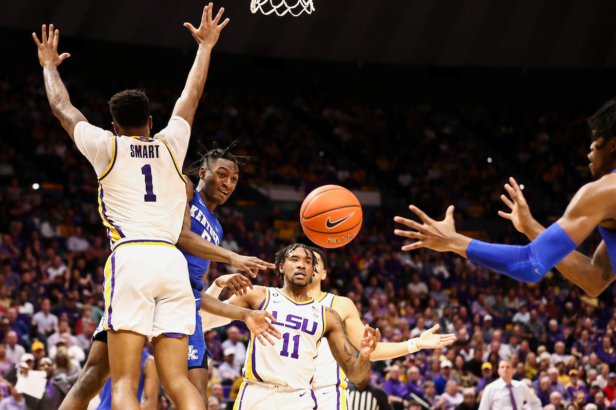 Immanuel Quickley. Keion Brooks Jr.

Kentucky beat LSU 79-76.

Photo by Chet White | UK Athletics