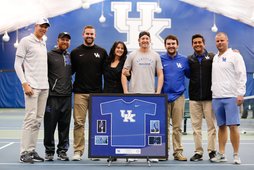 JAKE STEFANIK.

The University of Kentucky mens tennis team beats Vanderbilt Sunday, April 8, 2018, at the Boone Tennis Center in Lexington, KY.

Photo by Elliott Hess | UK Athletics