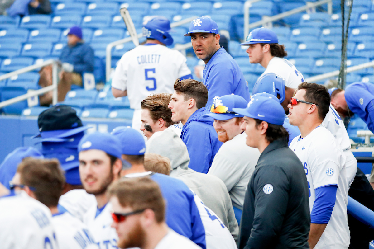 Nick Mingione.

Kentucky beat SIU-Edwardsville 6-4 at Kentucky Proud Park.

Photo by Chet White | UK Athletics