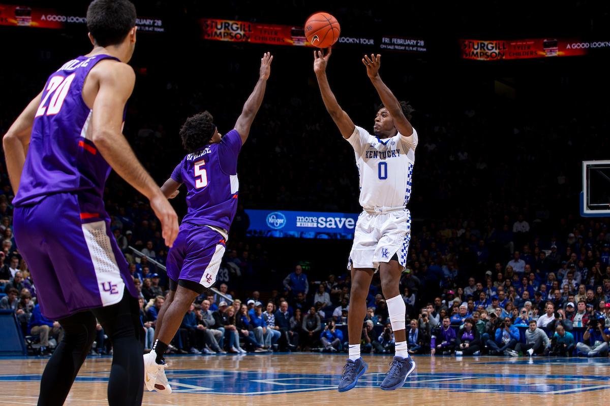 Ashton Hagans.

UK falls to Evansville 67-64.

Photo by Chet White | UK Athletics
