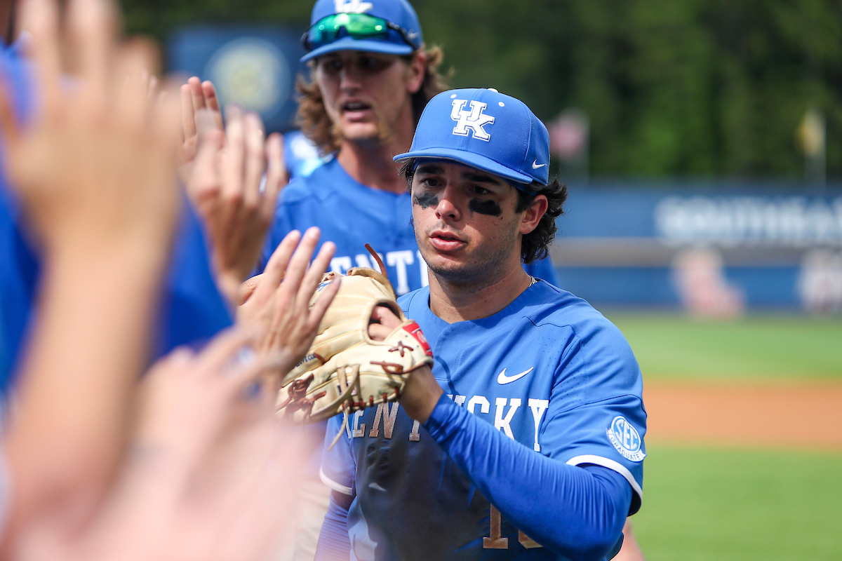 Hunter Jump.

Kentucky beats Auburn 3-1.

Photo by Sarah Caputi | UK Athletics
