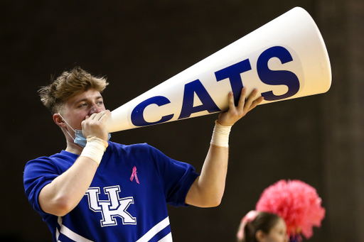 Cheerleader.

Kentucky loses to Texas A&M 73-64.

Photo by Grace Bradley | UK Athletics