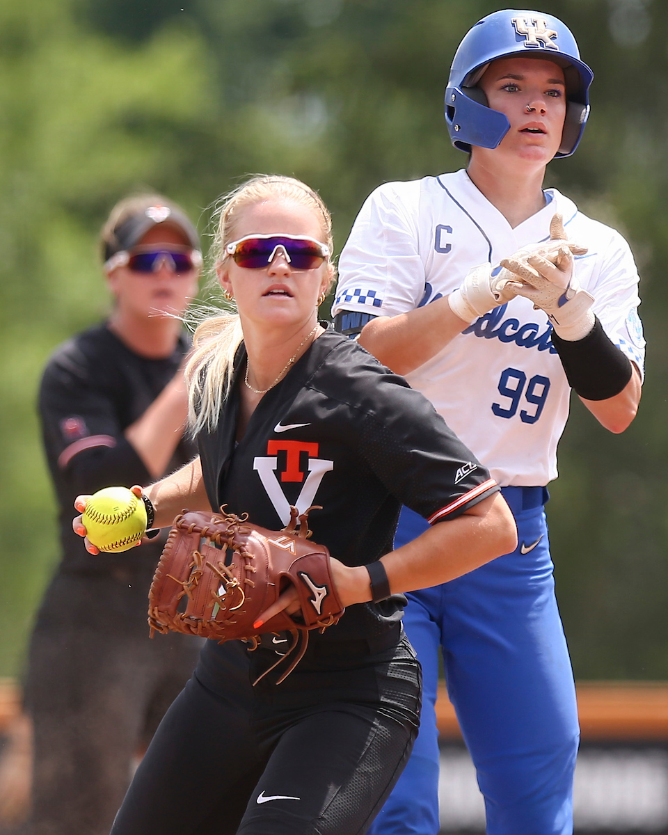Kayla Kowalik.

Kentucky falls to Virginia Tech 2-9.

Photo by Grace Bradley | UK Athletics