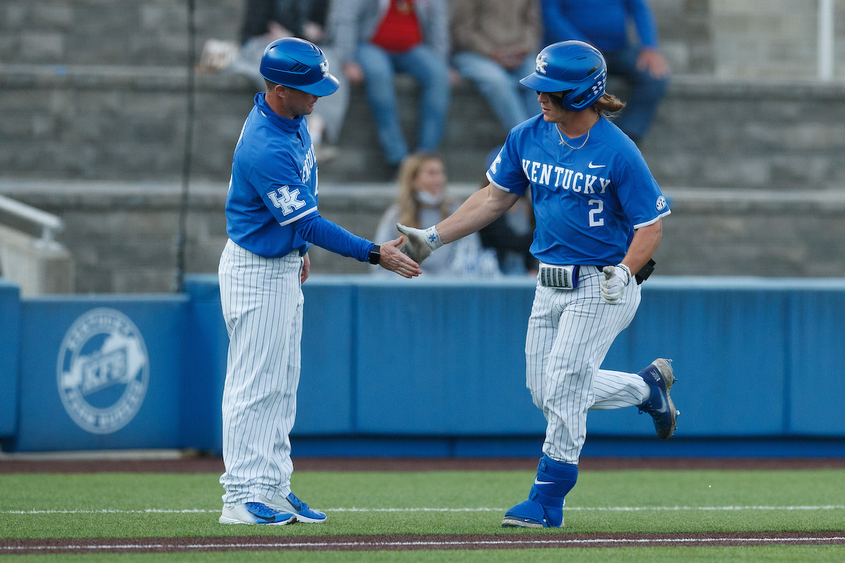 AUSTIN SCHULTZ.

Kentucky loses to UofL 12-5.

Photo by Elliott Hess | UK Athletics