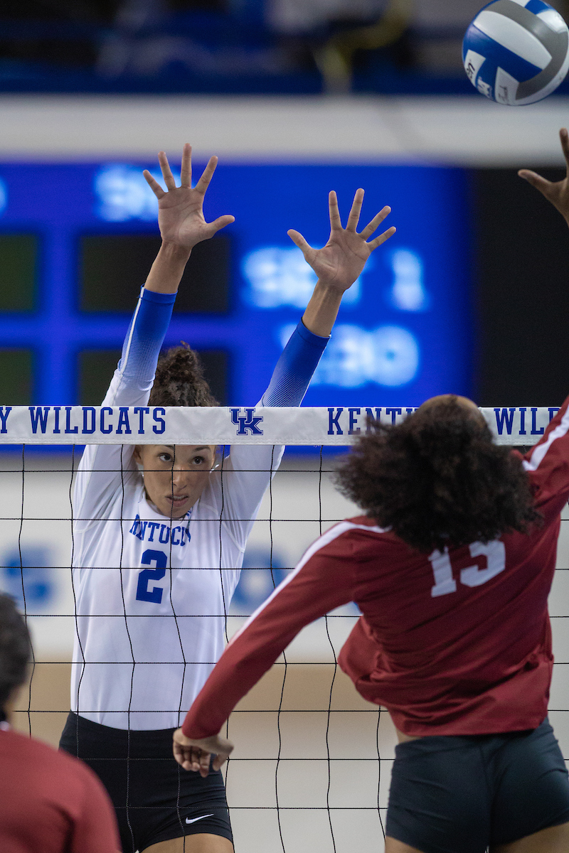 Madi Skinner.

Kentucky sweeps Alabama 3 - 0 and wins SEC Championship

Photo by Grant Lee | UK Athletics