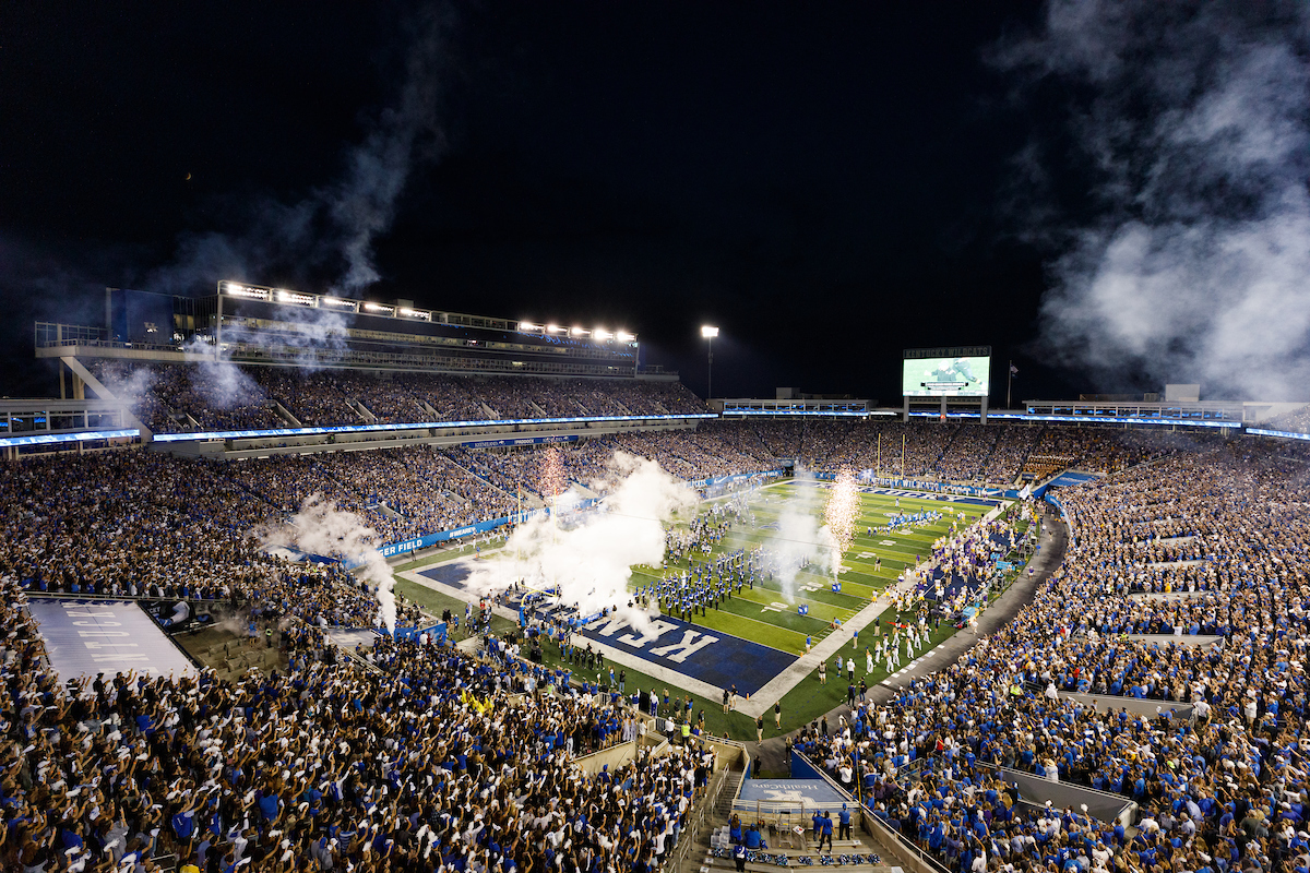 Kroger Field.UK beat LSU 42-21.Photo by Elliott Hess | UK Athletics