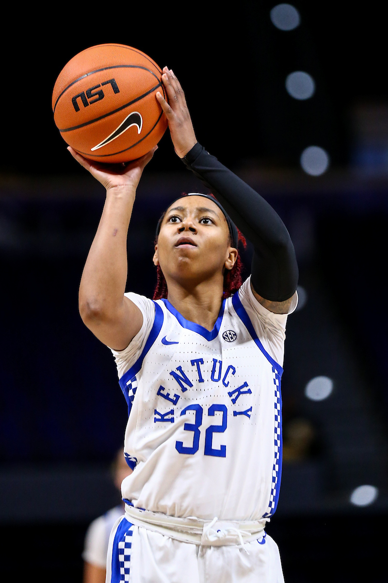 Jaida Roper. 

Kentucky falls to LSU 65-59. 

Photo by Eddie Justice | UK Athletics
