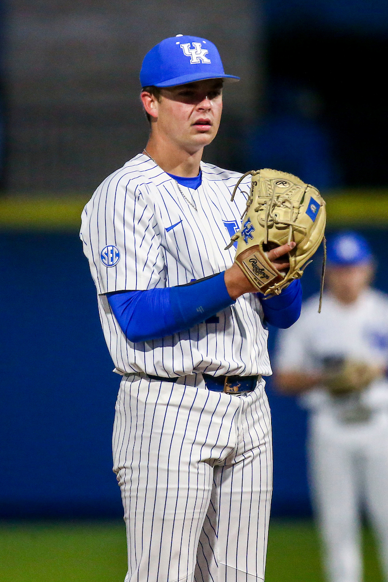Evan Byers.

Kentucky defeats Dayton 12-1.

Photo by Sarah Caputi | UK Athletics