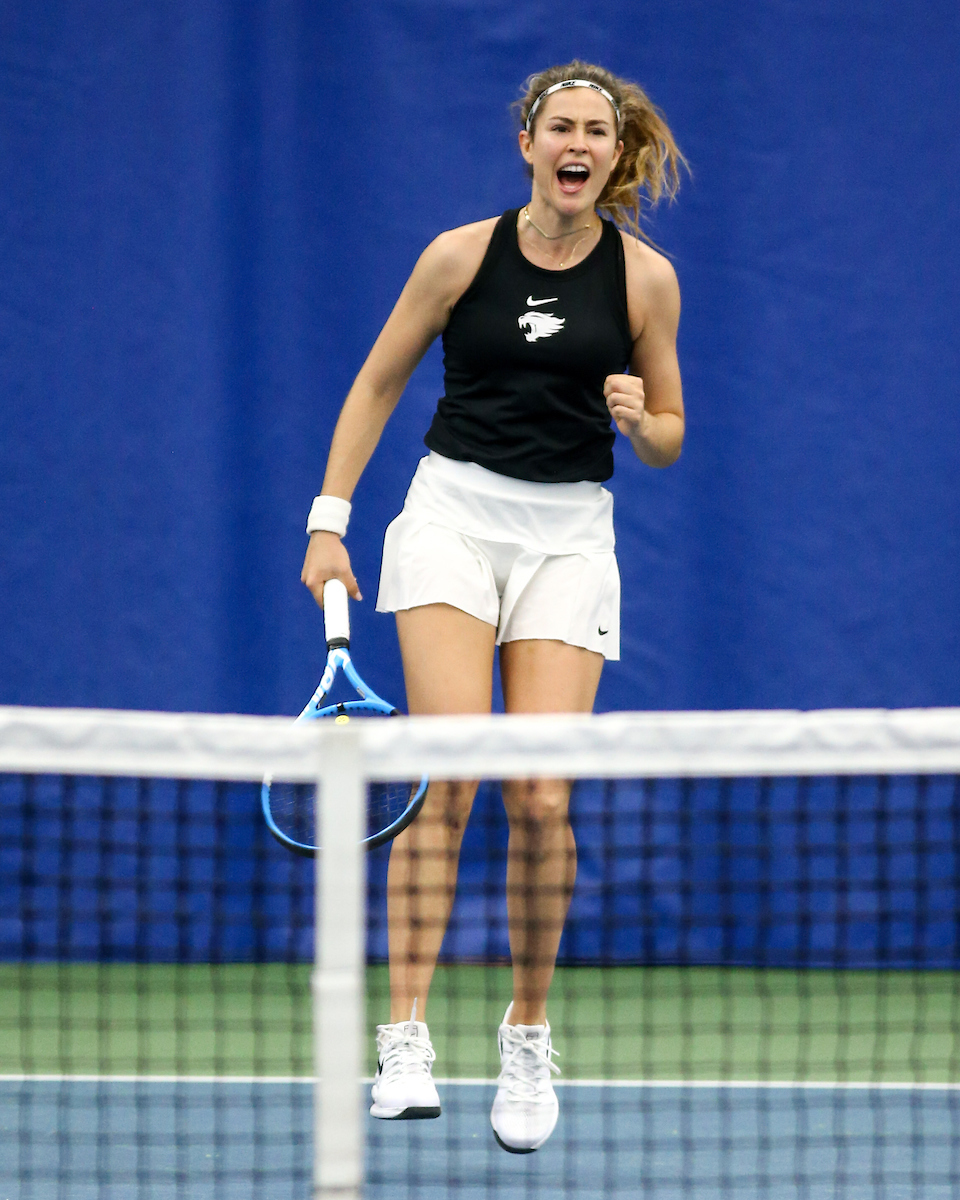 Carla Girbau. 

Kentucky beats Miami 7-0.

Photo by Eddie Justice | UK Athletics