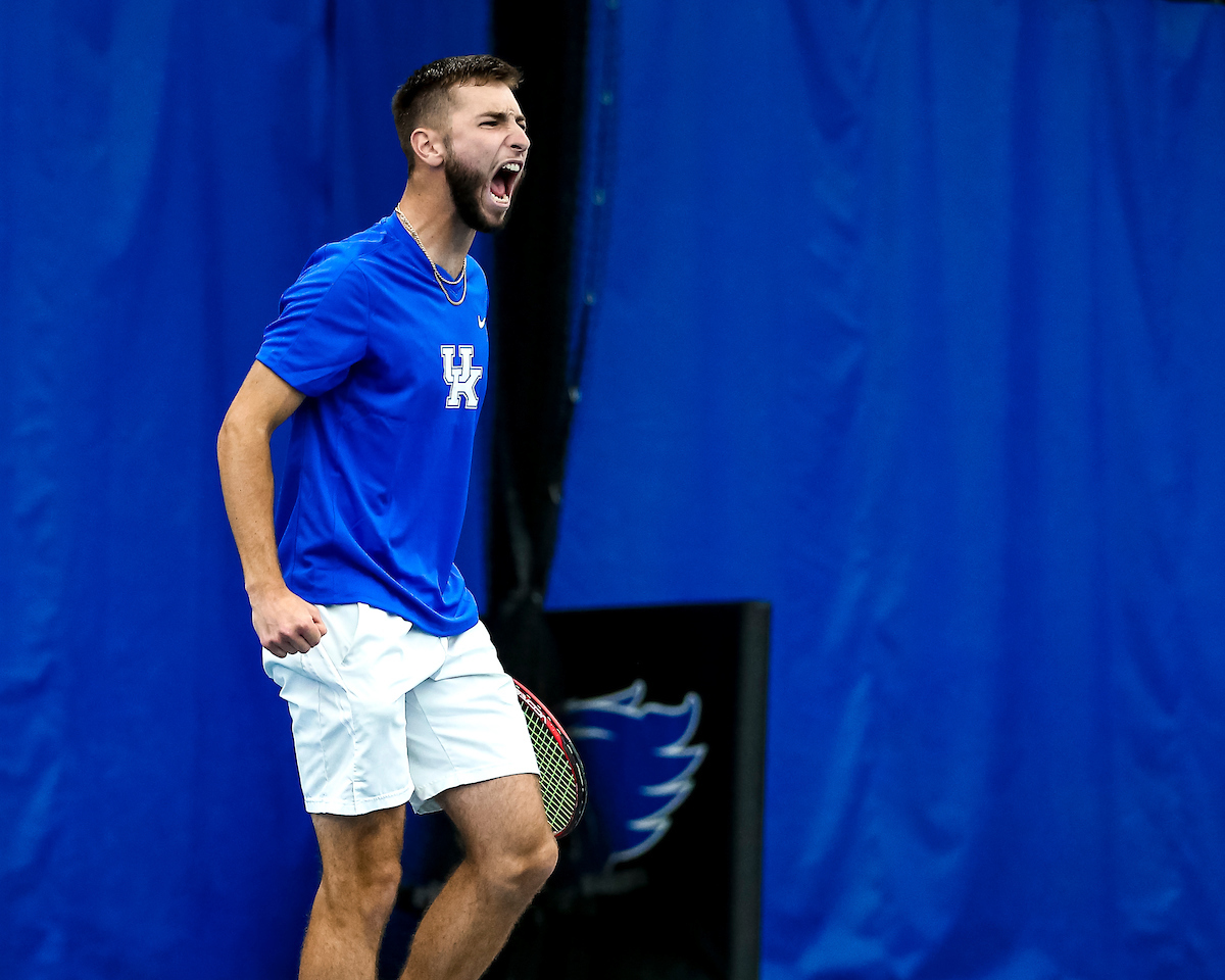 Joshua Lapadat. Celebration.

Kentucky vs NorthWestern University during the 2nd round of the NCAA tournament.

Photo by Eddie Justice | UK Athletics