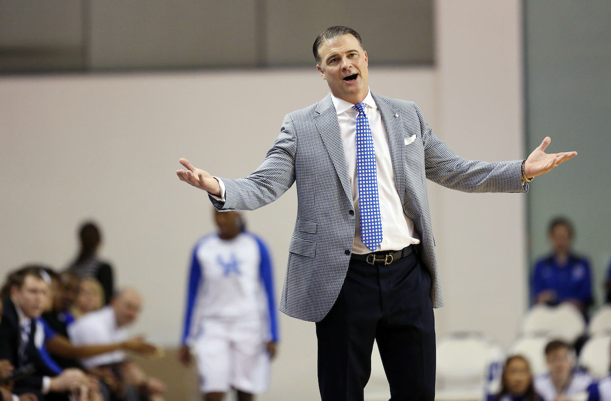 Matthew Mitchell

The University of Kentucky women's basketball team falls to Mississippi State on Senior Day on Sunday, February 25, 2018 at the Memorial Coliseum.

Photo by Britney Howard | UK Athletics