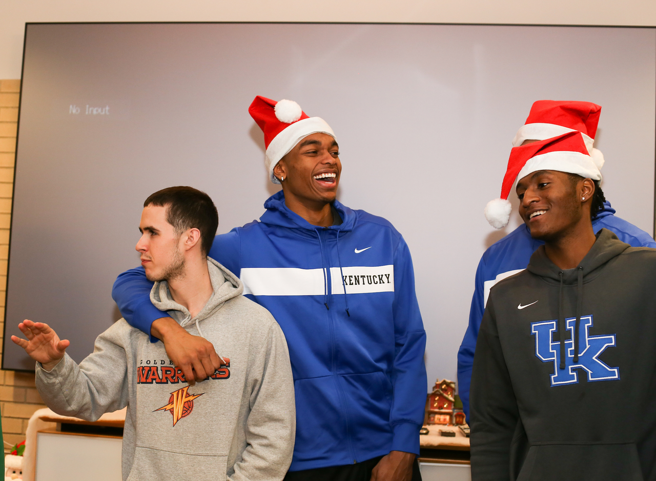 Brad Calipari. PJ Washington. Immanuel Quickley.

A Kentucky Christmas.

Photo by Maddie Baker | UK Athletics