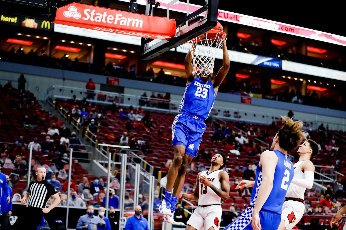Isaiah Jackson.

Kentucky loses to Louisville 62-59.

Photo by Chet White | UK Athletics