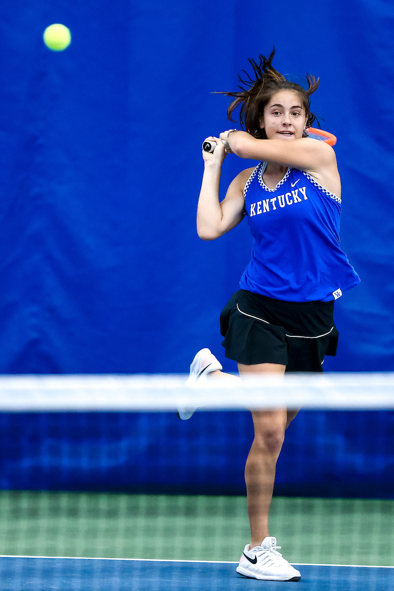 Fiona Arrese.

Kentucky falls to Florida 4-2.

Photo by Eddie Justice | UK Athletics