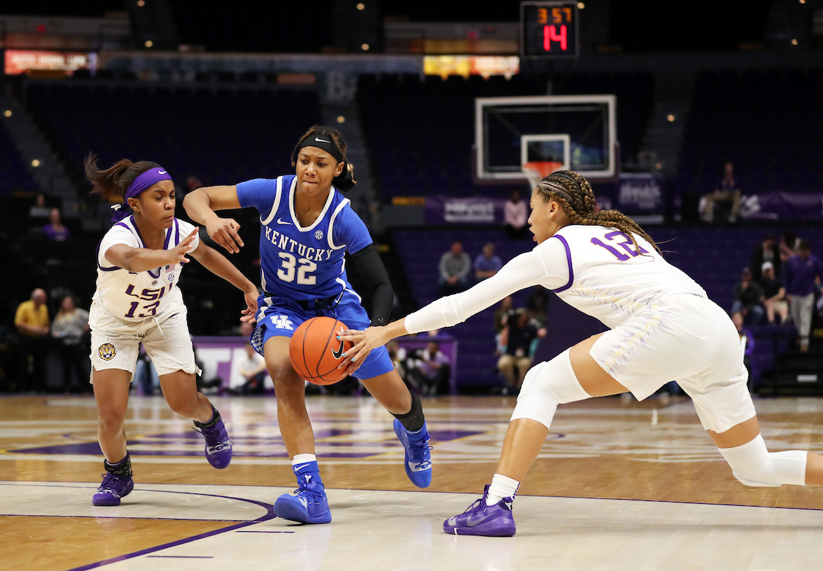 Jaida Roper
Kentucky Women's Basketball beat LSU 64-60. 

Photo by Britney Howard  | UK Athletics