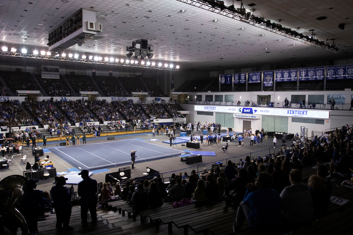 Memorial Coliseum.

Kentucky defeats Michigan State on Senior night.

Photo by Tommy Quarles | UK Athletics