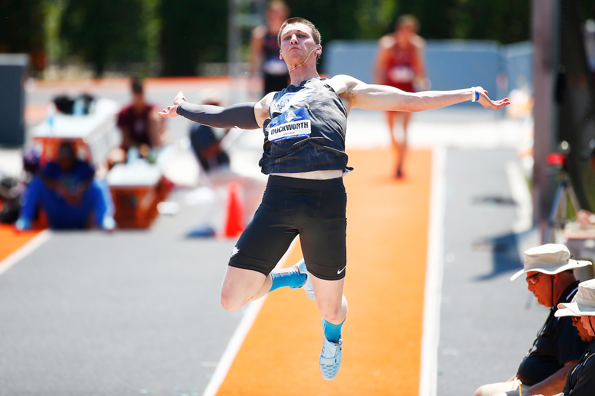 Tim Duckworth.

Day two of the 2018 SEC Outdoor Track and Field Championships on Saturday, May 12, 2018, at Tom Black Track in Knoxville, TN.

Photo by Chet White | UK Athletics