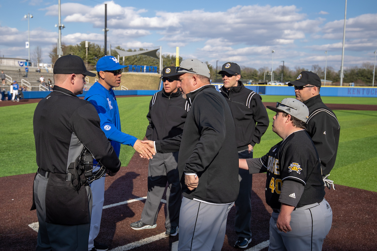 The UK baseball team beat NKU 5-4 on Wednesday, February 27, 2019.