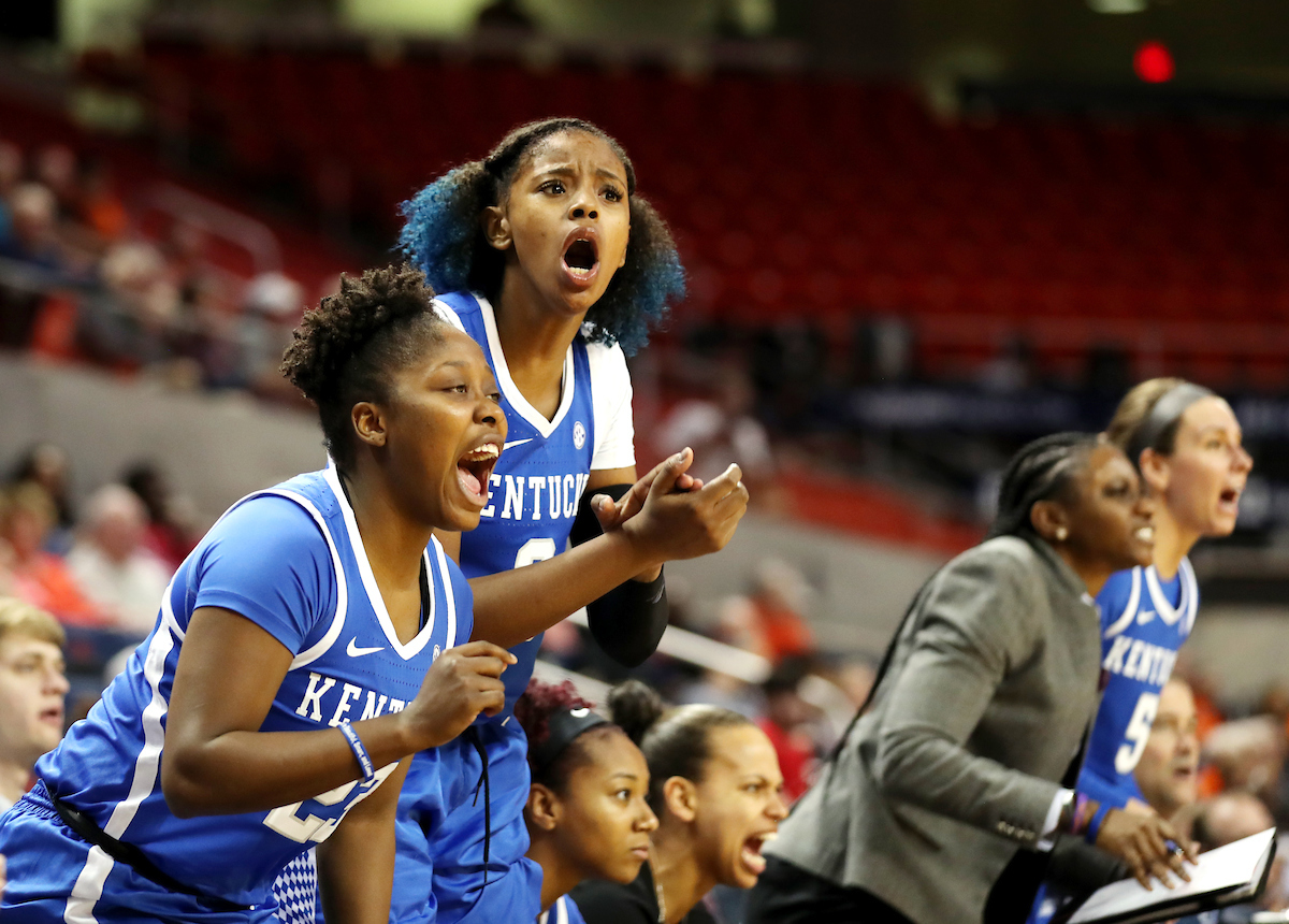 The UK Women's Basketball team beat Auburn.
Photo by Britney Howard | UK Athletics