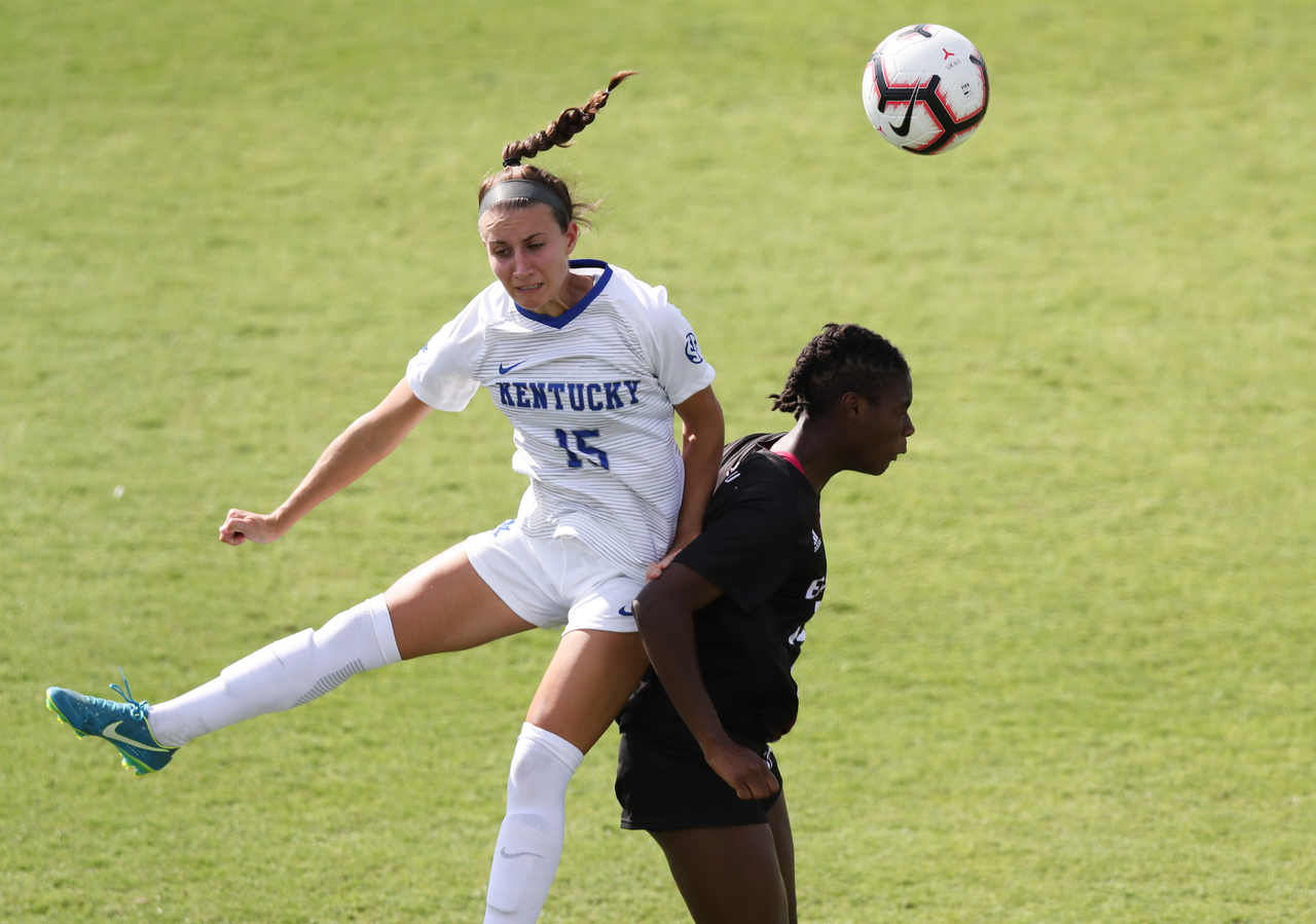 GINA CROSETTI.

The University of Kentucky women's soccer team falls to Eastern Kentucky 1-0 Sunday, September 2, at the Bell Soccer Complex in Lexington, Ky.

Photo by Elliott Hess | UK Athletics