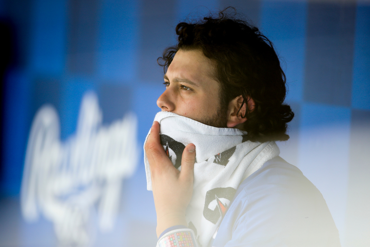 Alonzo Rubalcaba.

Kentucky loses to UofL 12-5.

Photo by Chet White | UK Athletics