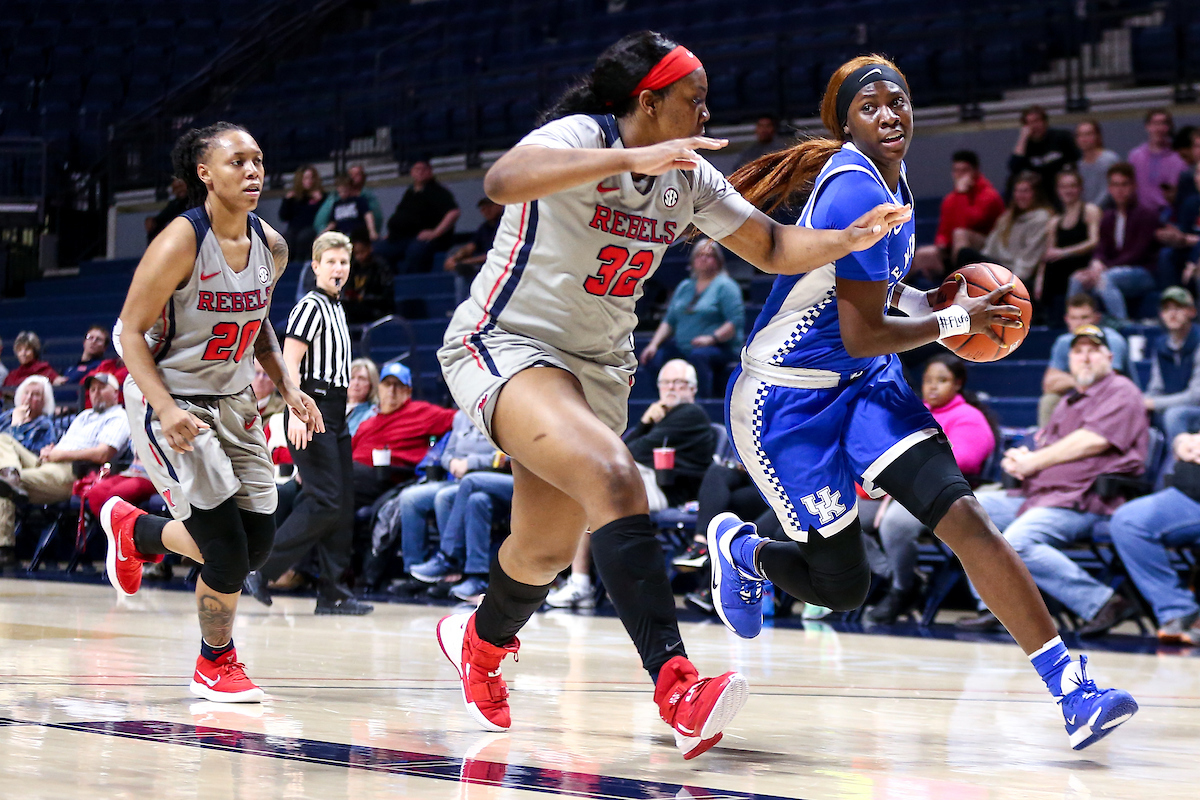 Rhyne Howard. 

Kentucky beat Ole Miss 94-52.

Photo by Eddie Justice | UK Athletics