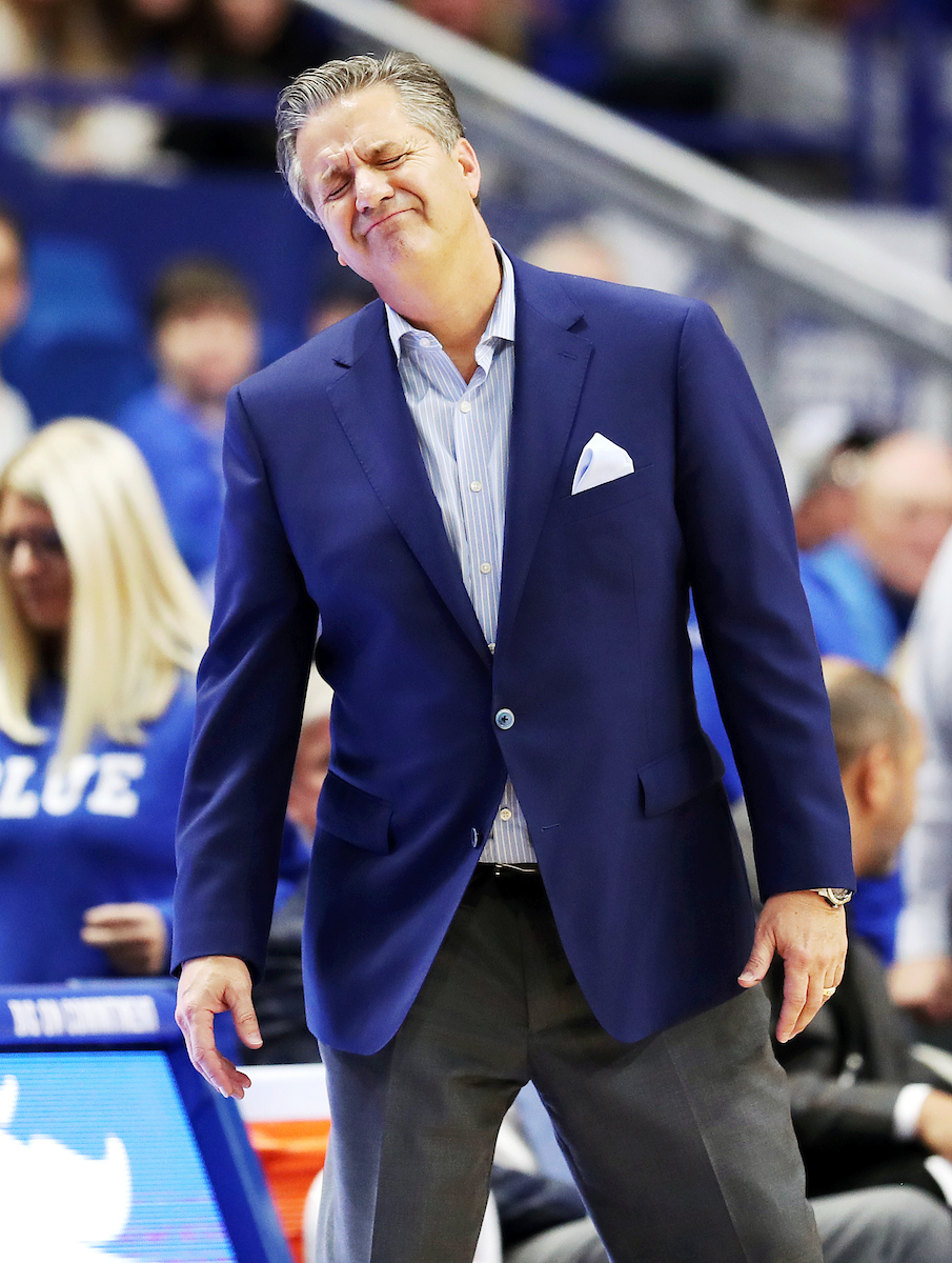 John Calipari 


Men's Basketball beats North Dakota 96-58.

Photo by Britney Howard  | UK Athletics