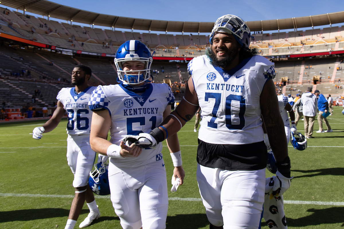 DARIAN KINNARD.

Kentucky beats Tennessee, 34-7.

Photo by Elliott Hess | UK Athletics