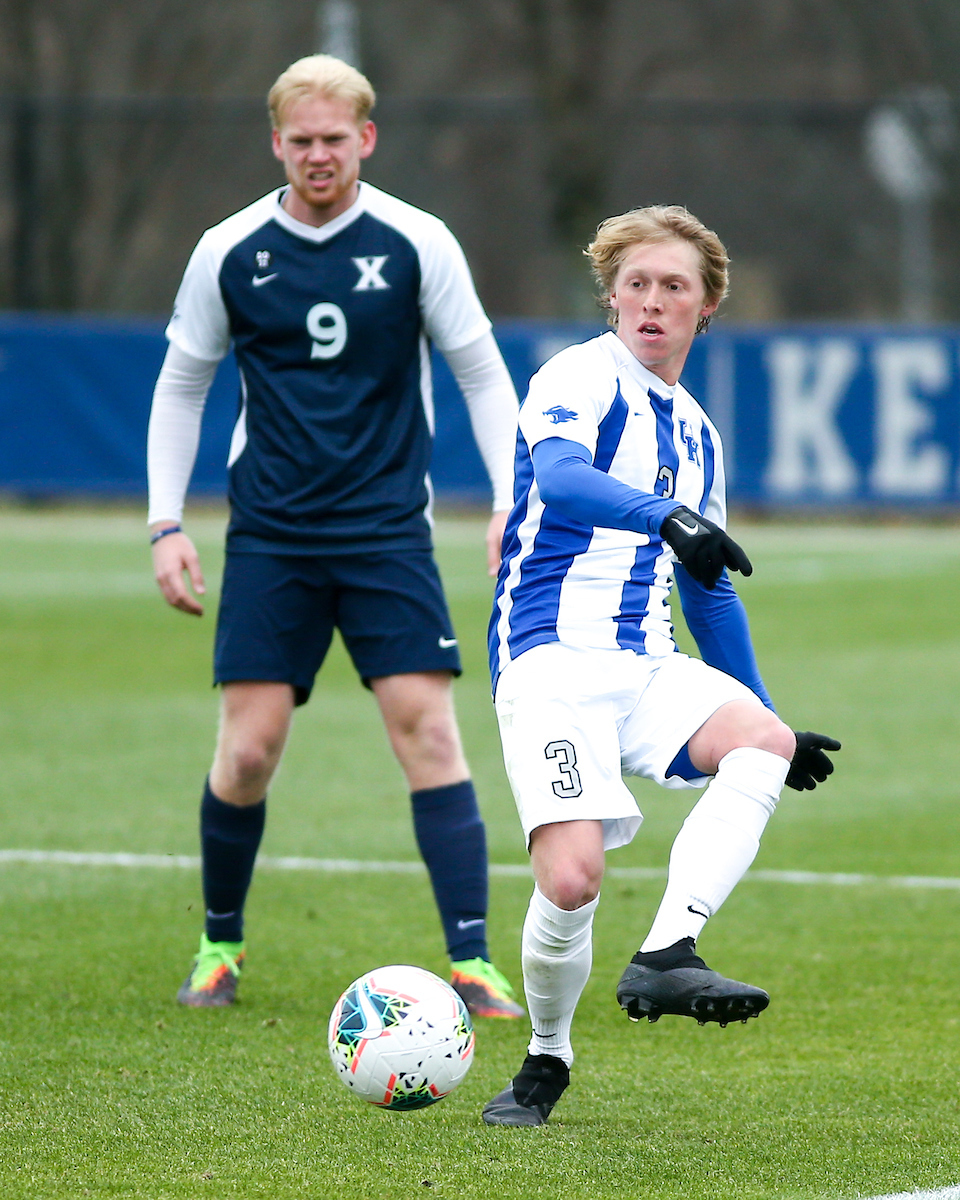 John Michael Bandy. 

Kentucky beats Xavier 2-1.

Photo by Eddie Justice | UK Athletics