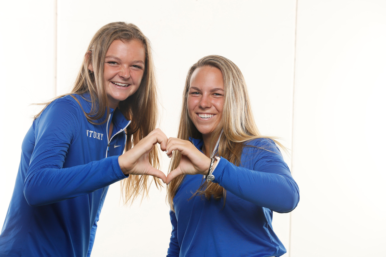 Jensen Castle. Laney Frye.

Women's golf photo day.

Photos by Chet White | UK Athletics