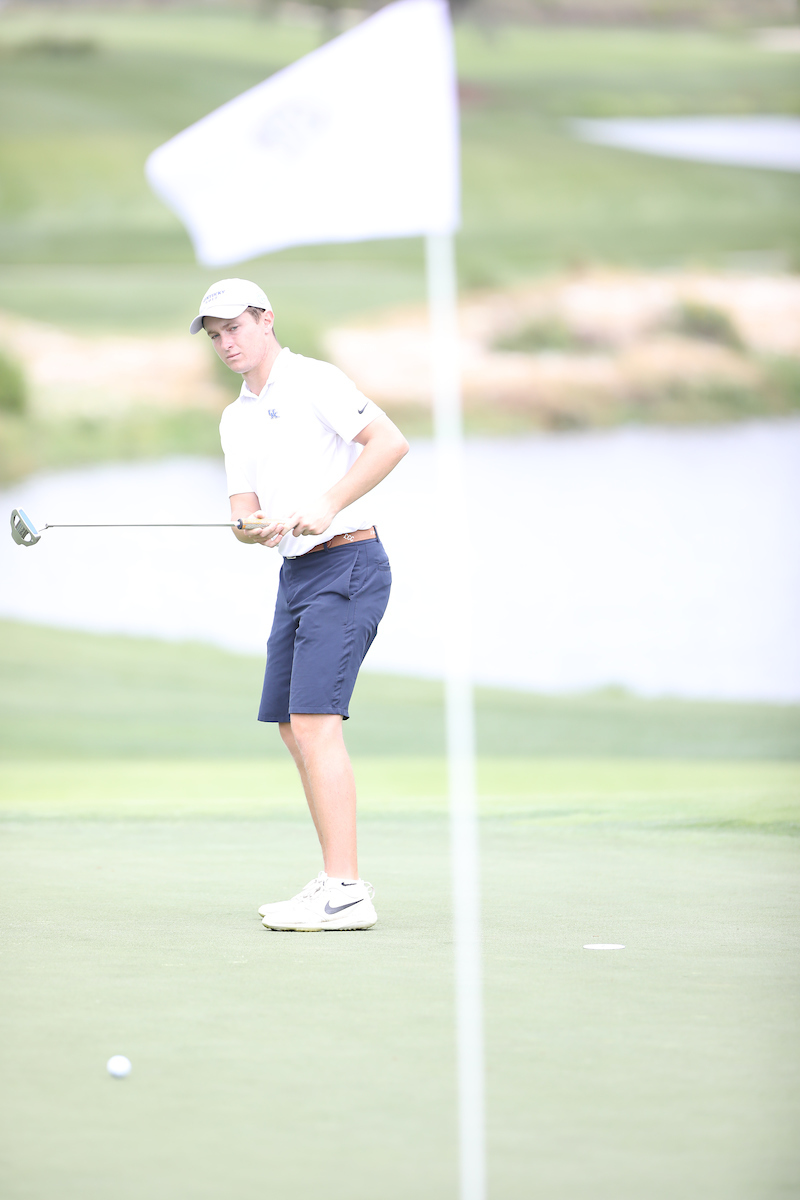 Kentucky during the practice round for the SEC Championship at Sea Island Golf Club on St. Simons Island, Ga., on Tuesday, April 20, 2021. (Photo by Steven Colquitt)