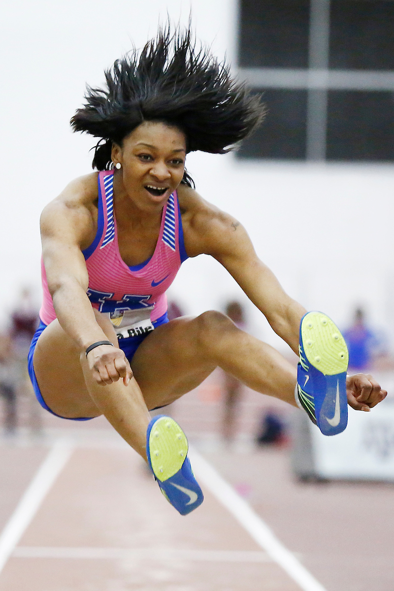 Marie-Josee Ebwea-Bile

The University of Kentucky track and field team competes in day two of the 2018 SEC Indoor Track and Field Championships at the Gilliam Indoor Track Stadium in College Station, TX., on Sunday, February 25, 2018.

Photo by Chet White | UK Athletics
