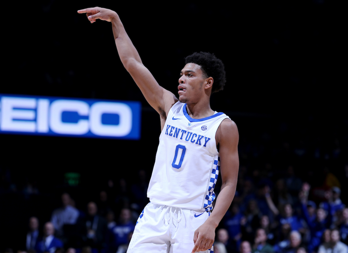 Quade Green

UK Men's Basketball beat Winthrop University 87-74 on Wednesday, November 21, 2018.

Photo by Britney Howard  | UK Athletics