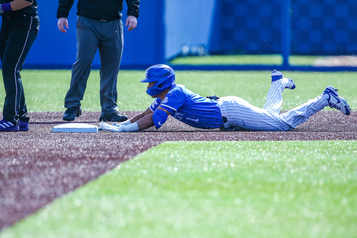 Daniel Harris IV.

Kentucky defeats High Point 14-3.

Photo by Sarah Caputi | UK Athletics