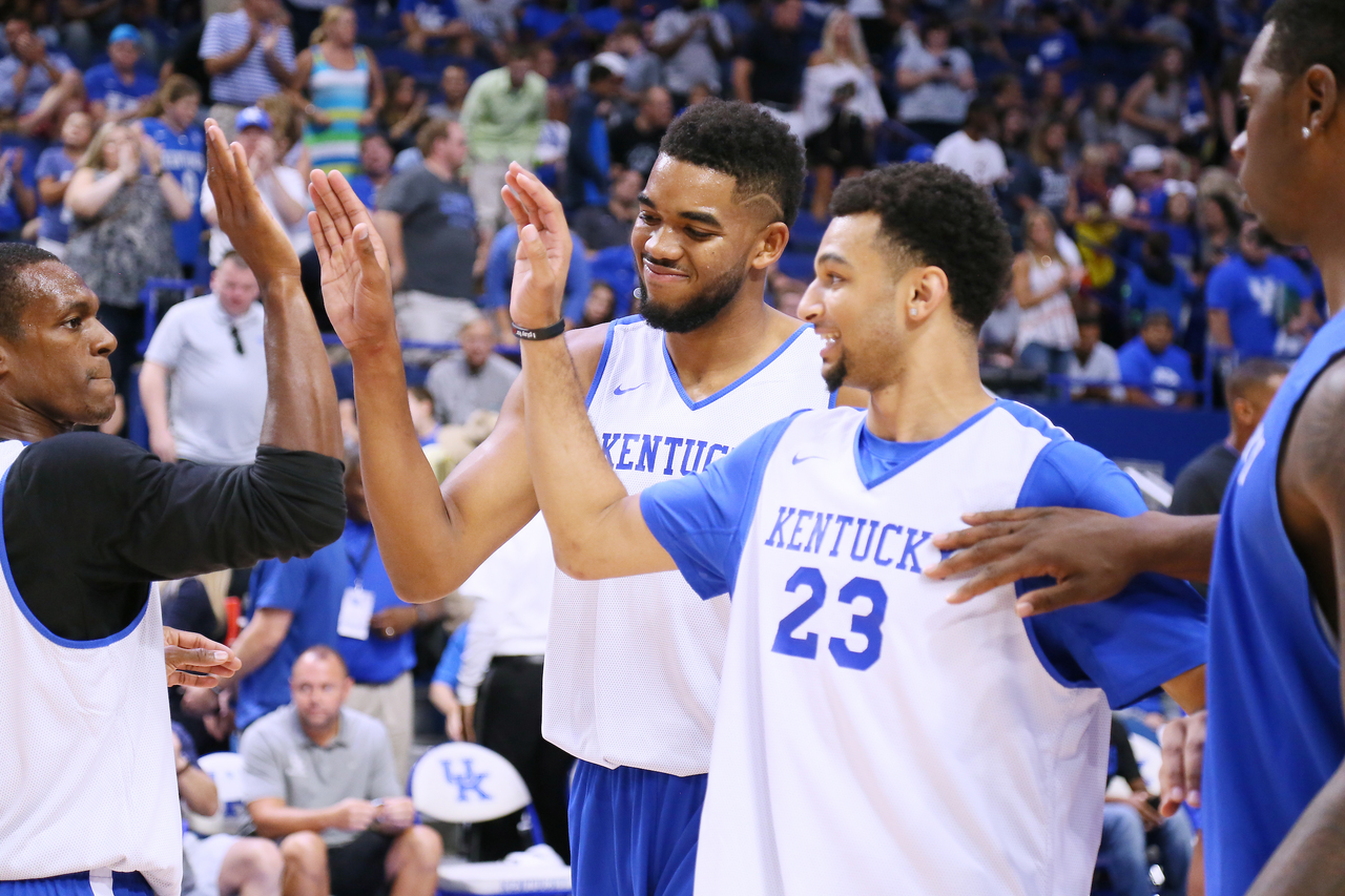 Former Kentucky men's basketball players across a number of decades came back to Rupp Arena for the 2017 UK Alumni Charity Series. 
