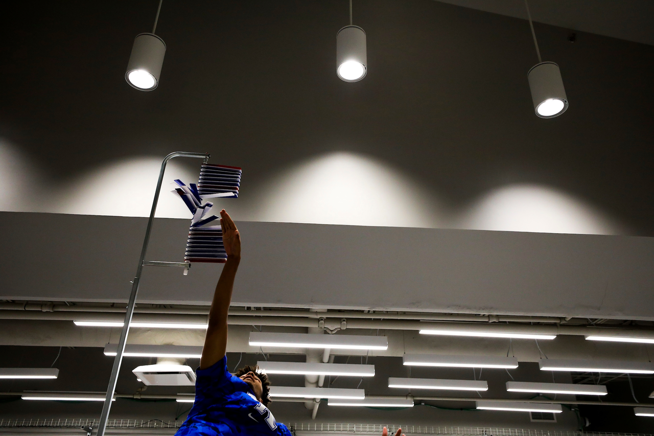 Dontaie Allen.

The UK men's basketball team at the University of Kentucky Sports Medicine Research Institute. 

Photo by Chet White | UK Athletics