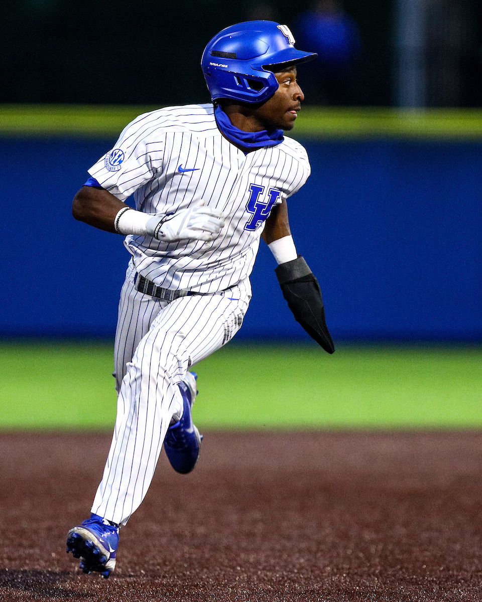 Zeke Lewis.

Kentucky beats Florida 7-5. 

Photo by Eddie Justice | UK Athletics