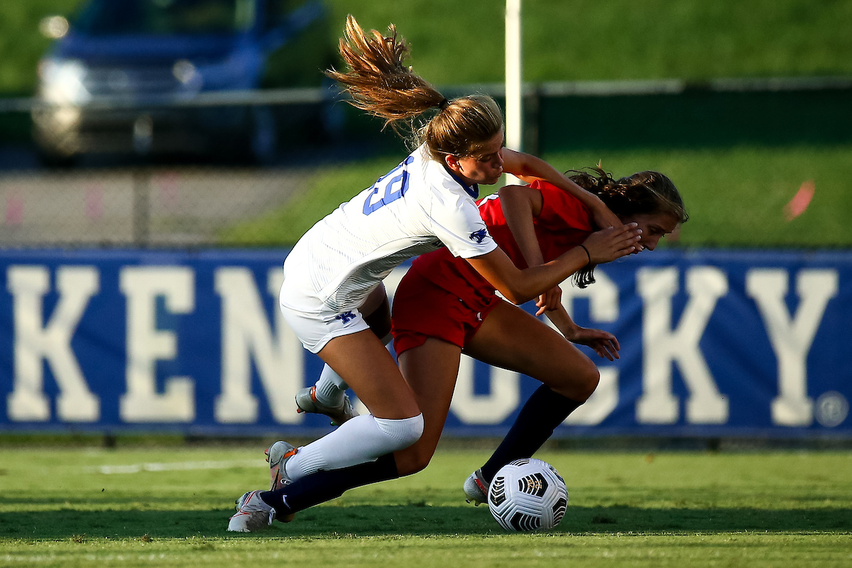 Maria Olsen.

Kentucky ties Dayton 0-0.

Photo by Eddie Justice | UK Athletics
