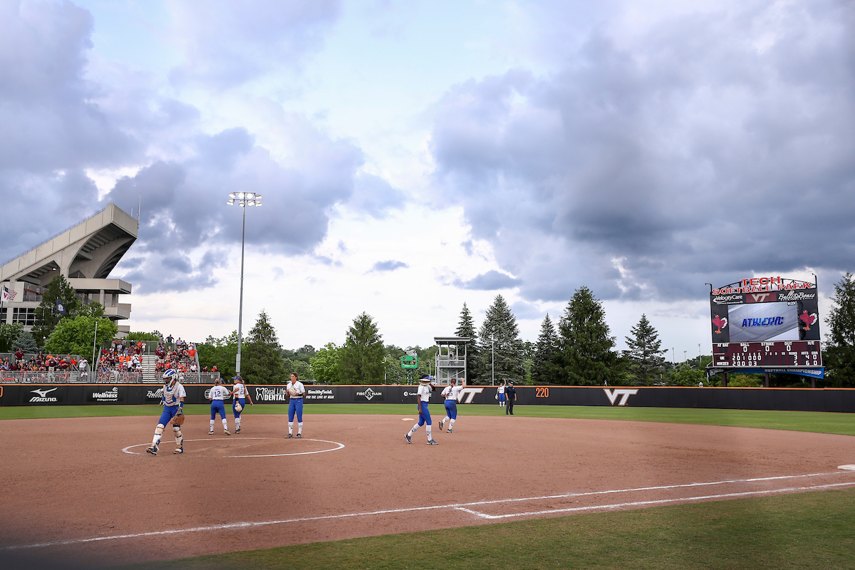 Virginia Tech Softball Stadium.

Kentucky falls Virginia Tech 4-5.

Photo by Grace Bradley | UK Athletics