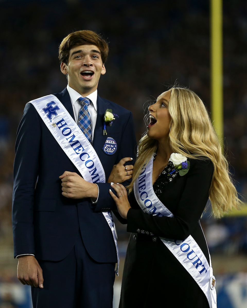 Homecoming King.

UK beat LSU 42-21.

Photo by Grace Bradley | UK Athletics
